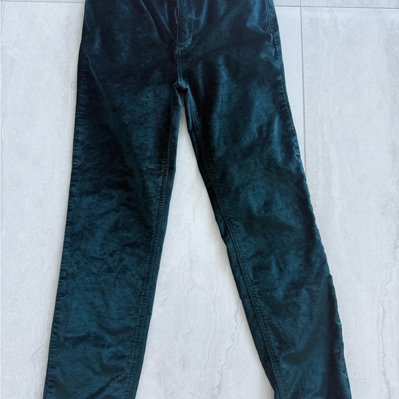 Velvet Free People blue or teal straight leg pants size 26 - Picture 3 of 4